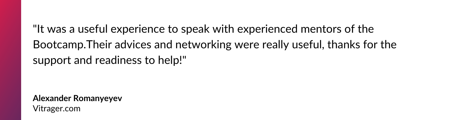 StartupBootcamp feedback